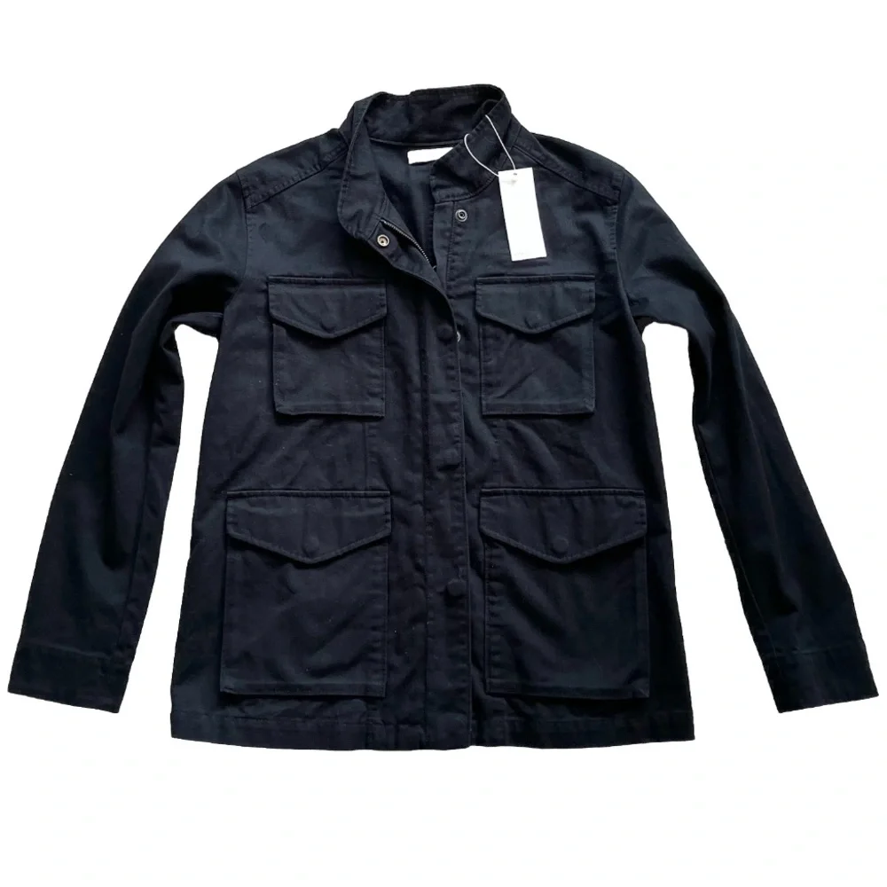 VINCE NWT UTILITY JACKET SIZE SMALL EFFORTLESS MINIMALIST MODERN CASUAL